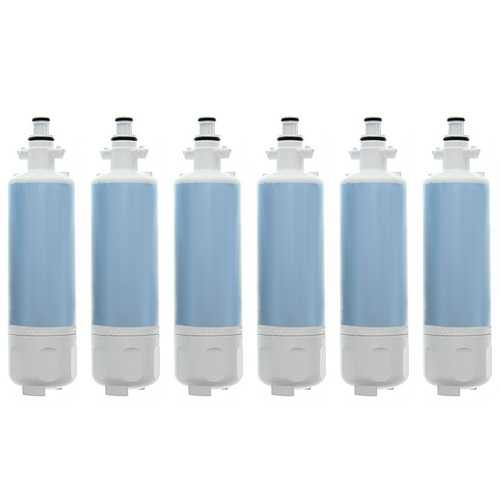 Replacement Water Filter Cartridge for LG Refrigerator LFX28968ST / 01 - (6 Pack)