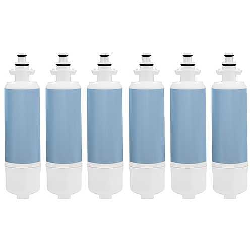 Replacement Water Filter Cartridge for Kenmore Refrigerator 72092 / 93 /99 - (6 Pack)